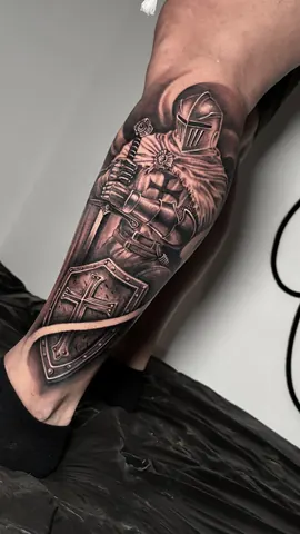 Fotografia real de un tatuaje realista